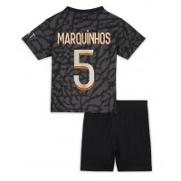 Dětský Fotbalový dres Paris Saint-Germain Marquinhos #5 2023-24 Třetí Krátký Rukáv (+ trenýrky)